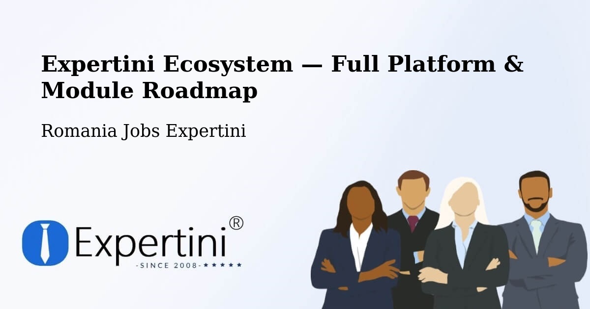 Expertini Ecosystem — Full Platform & Module Roadmap – Comuna Gălăuţaş